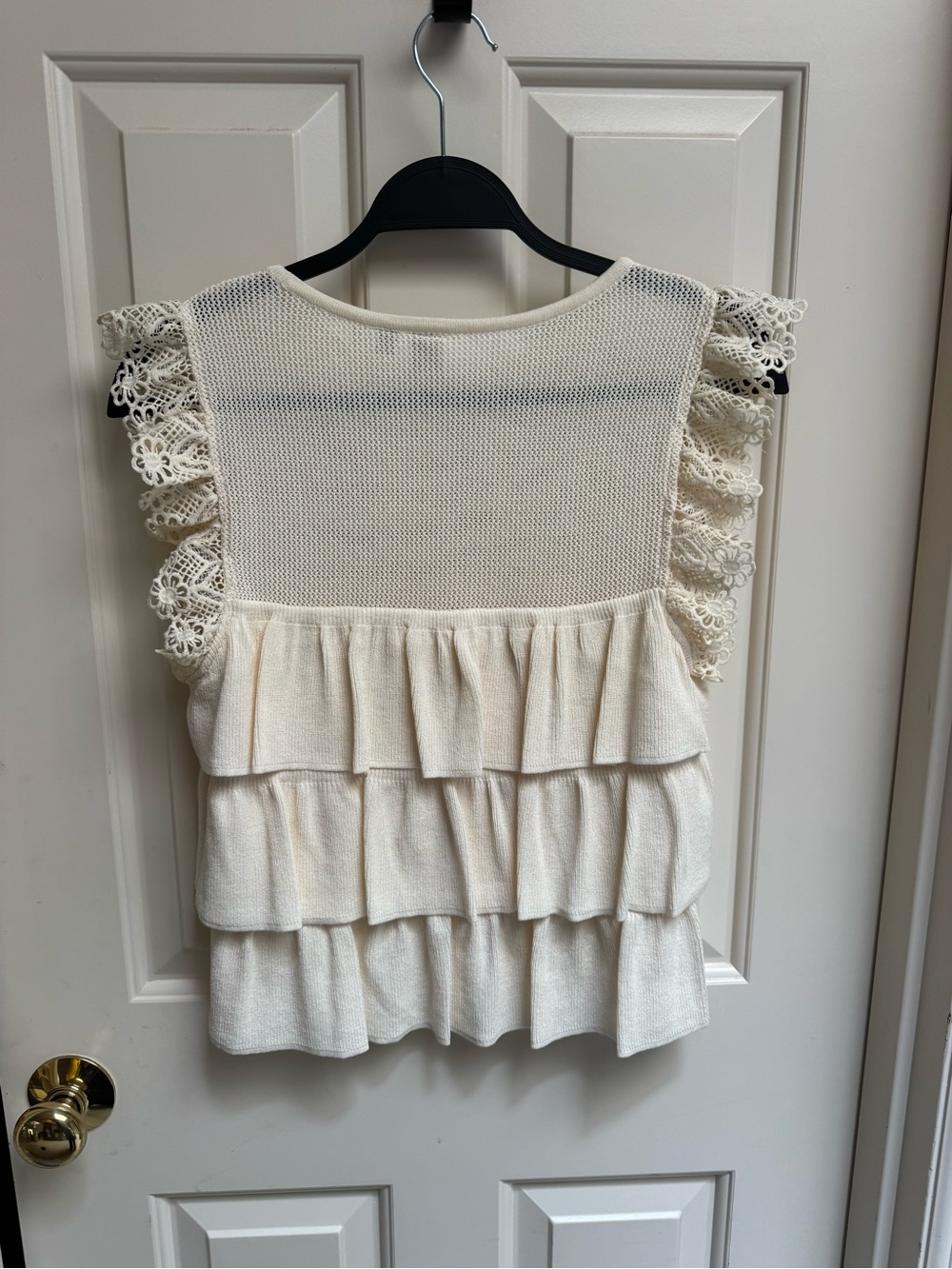 Dolan Ruffle Sweater Tank Lace - Picture 11 of 12